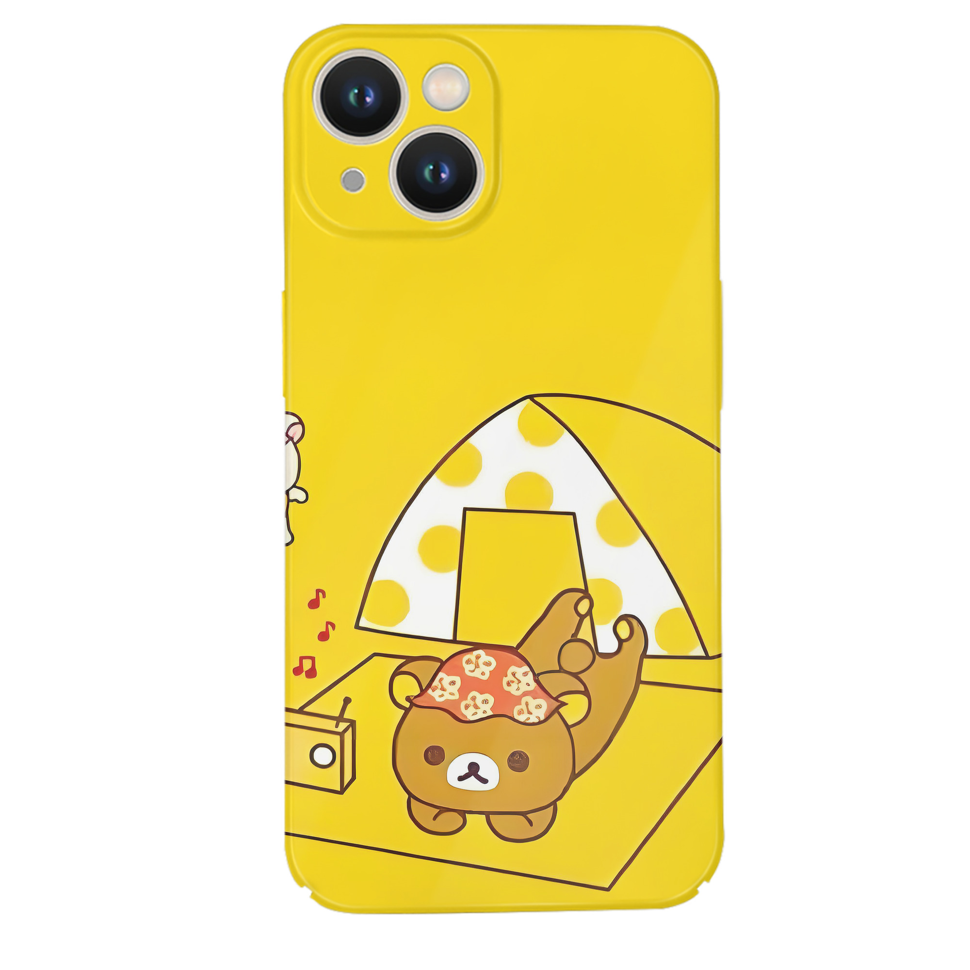 （画像用） リラックマ リラックマ キイロイトリ Rilakkuma Korilakkuma Kiiroitori 【iPhone 14シリーズ対応】ハードケース